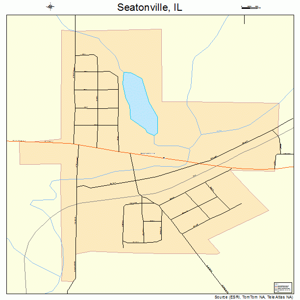 Seatonville, IL street map