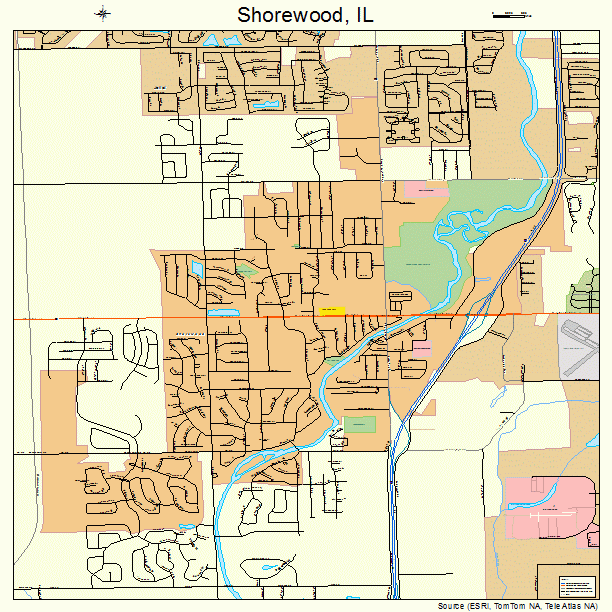 Shorewood, IL street map