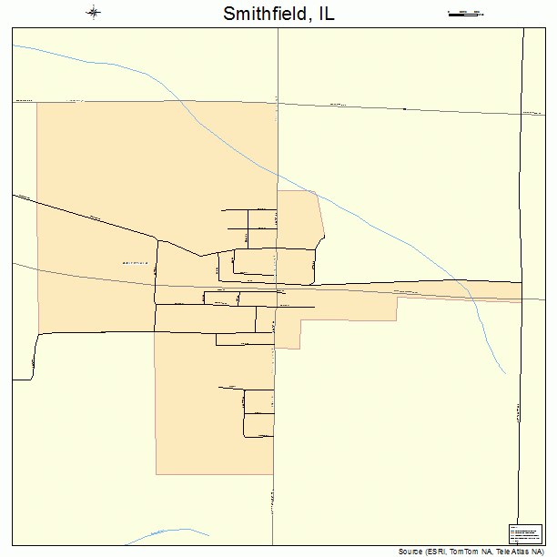 Smithfield, IL street map