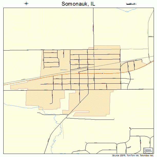 Somonauk, IL street map