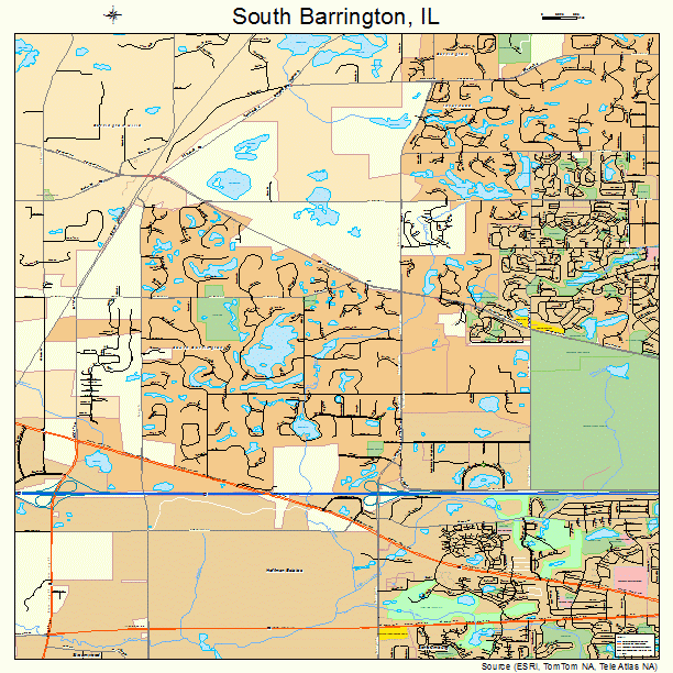 South Barrington, IL street map