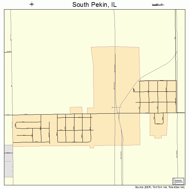 South Pekin, IL street map