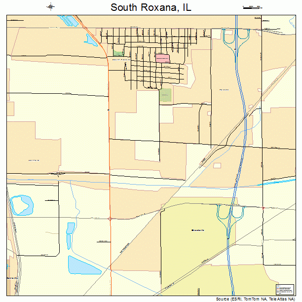 South Roxana, IL street map