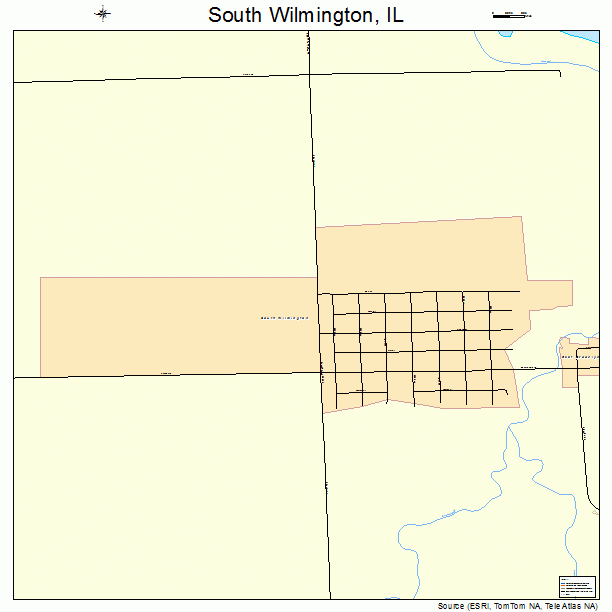South Wilmington, IL street map