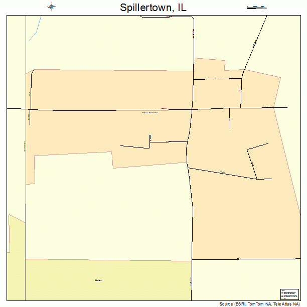 Spillertown, IL street map