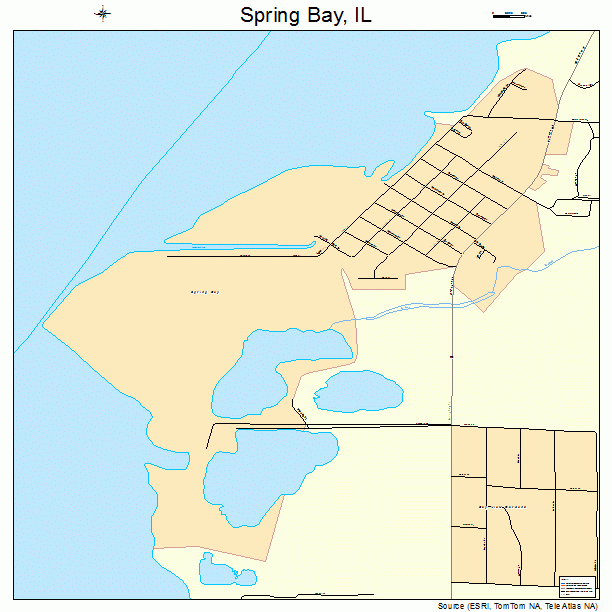 Spring Bay, IL street map