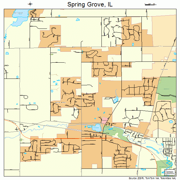 Spring Grove, IL street map