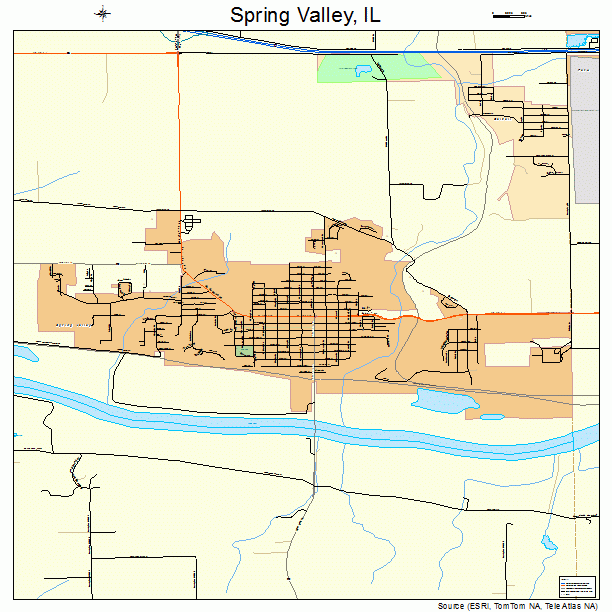 Spring Valley, IL street map