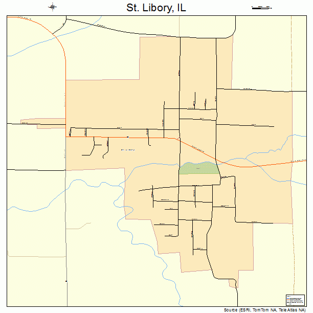 St. Libory, IL street map