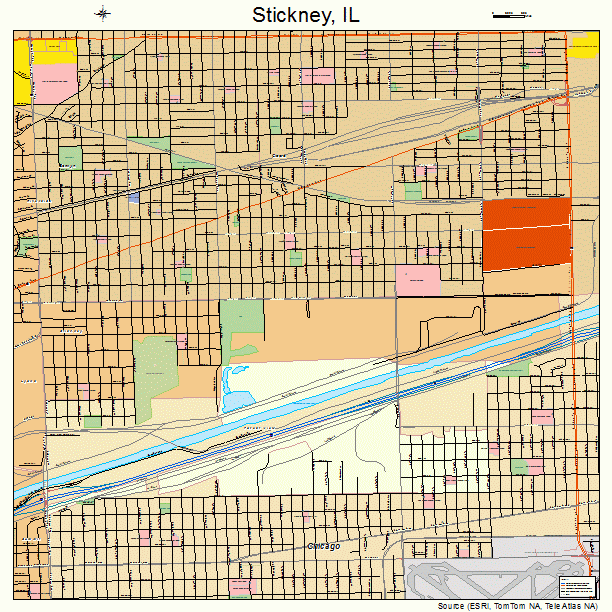 Stickney, IL street map