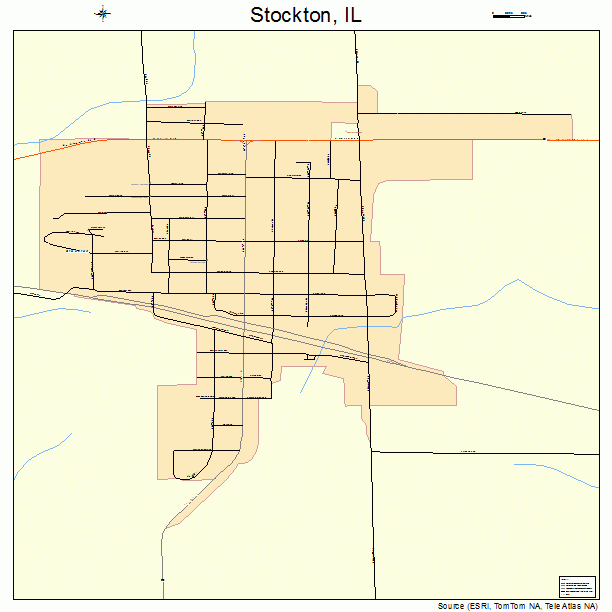 Stockton, IL street map