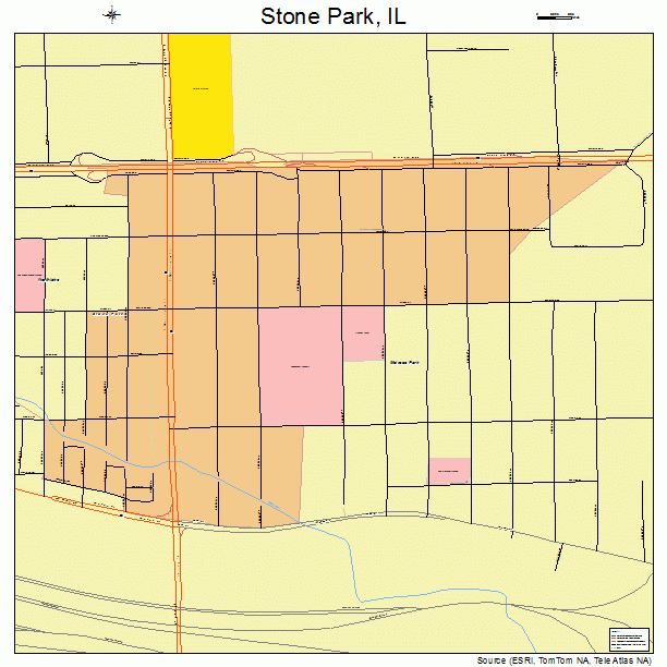 Stone Park, IL street map