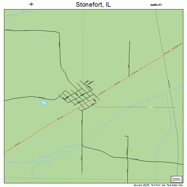 Stonefort, IL street map