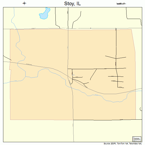 Stoy, IL street map