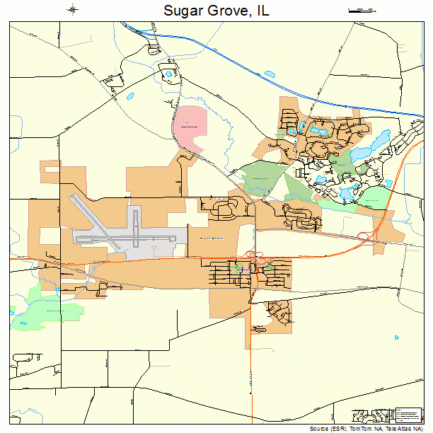 Sugar Grove, IL street map