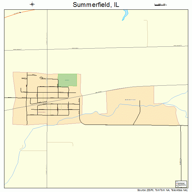 Summerfield, IL street map