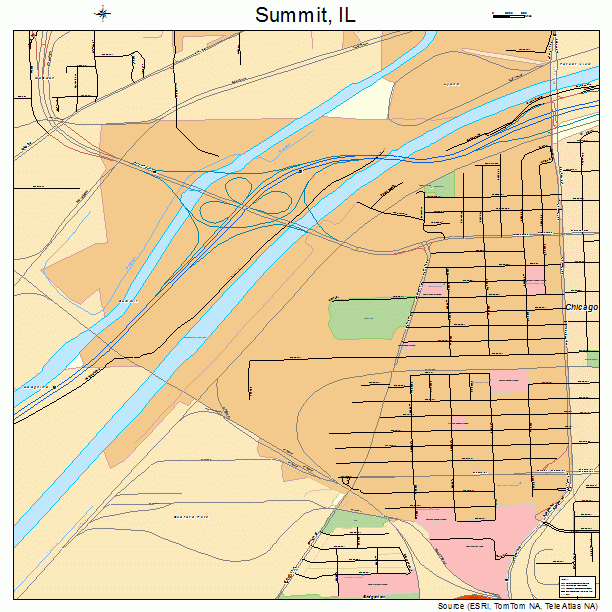 Summit, IL street map