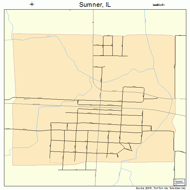 Sumner, IL street map