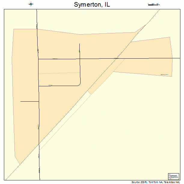 Symerton, IL street map