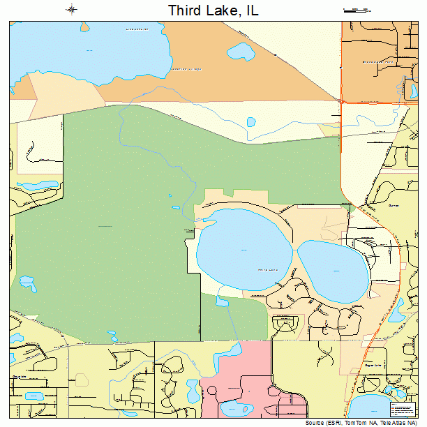 Third Lake, IL street map