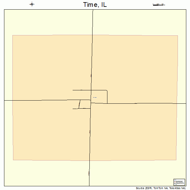 Time, IL street map