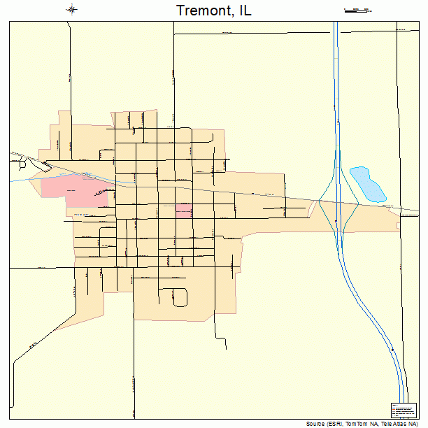 Tremont, IL street map