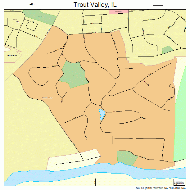 Trout Valley, IL street map