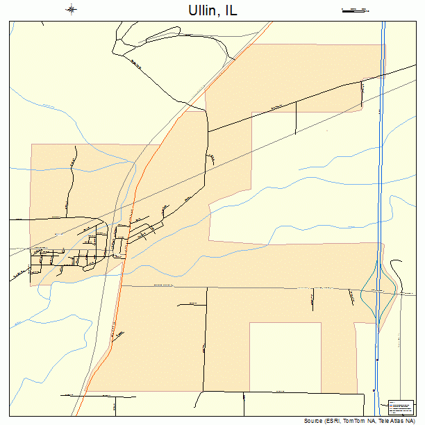 Ullin, IL street map