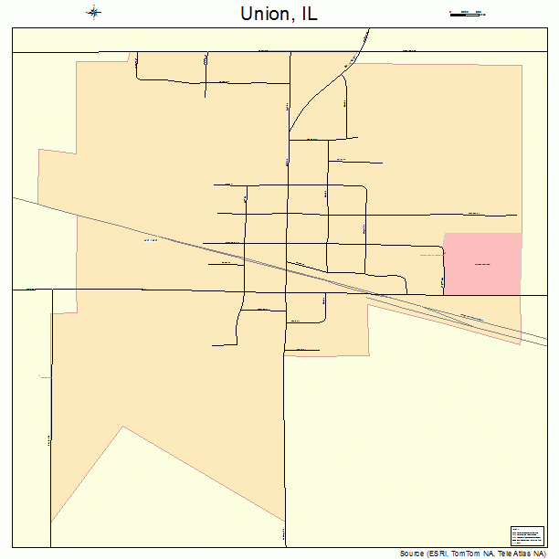 Union, IL street map