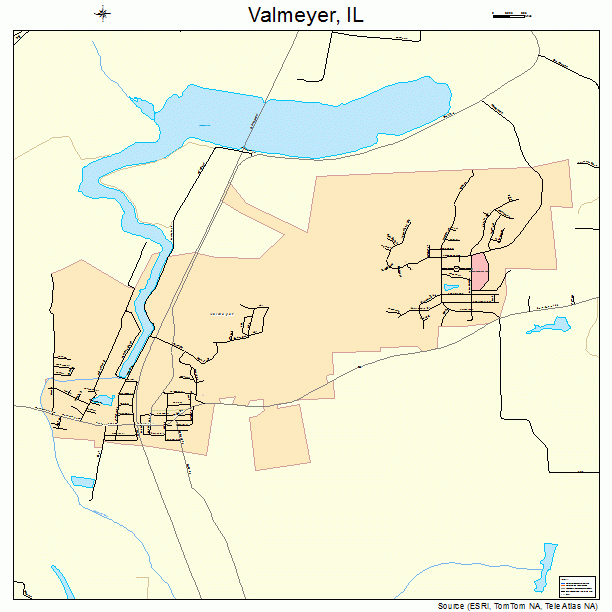 Valmeyer, IL street map