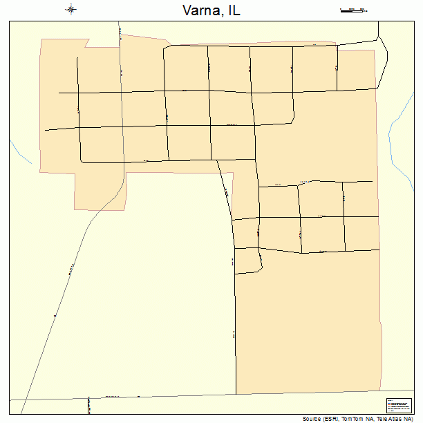 Varna, IL street map