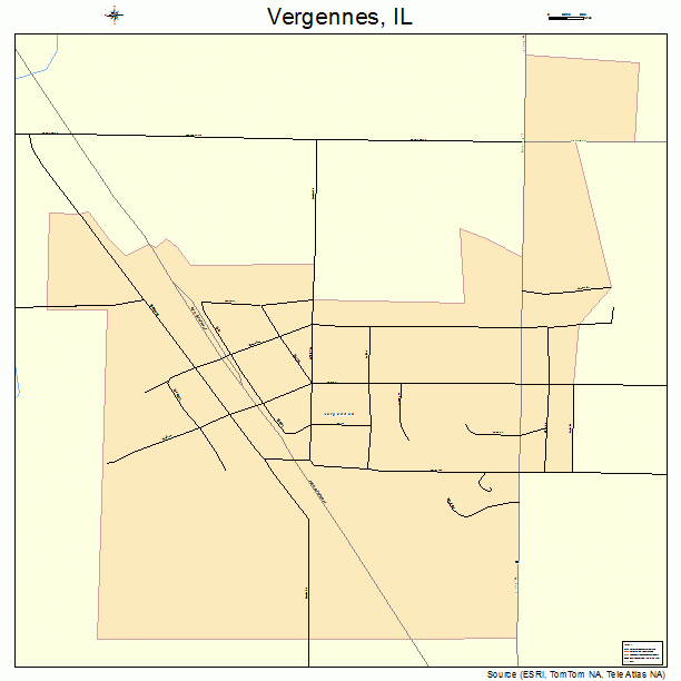 Vergennes, IL street map