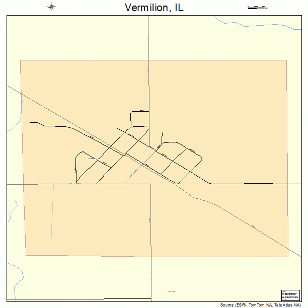 Vermilion, IL street map