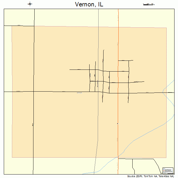 Vernon, IL street map