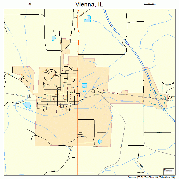 Vienna, IL street map