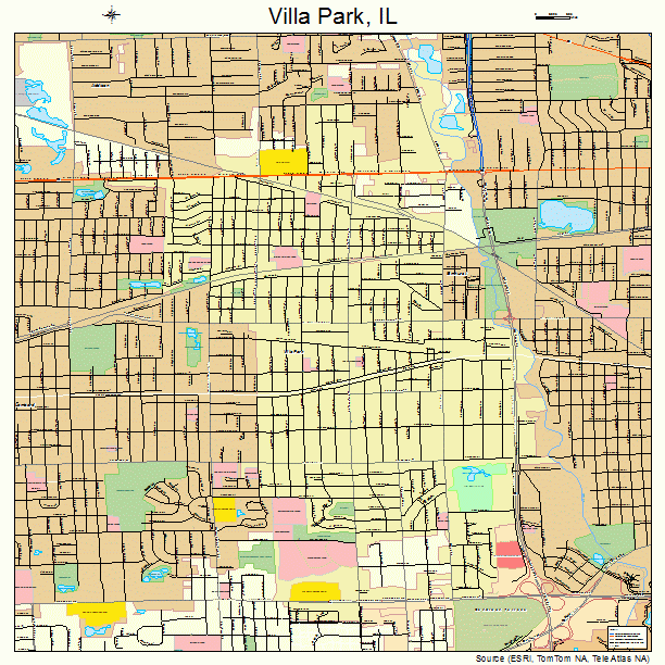 Villa Park, IL street map