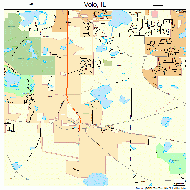 Volo, IL street map