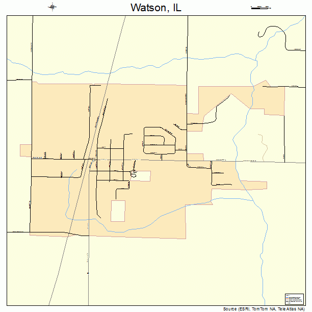 Watson, IL street map