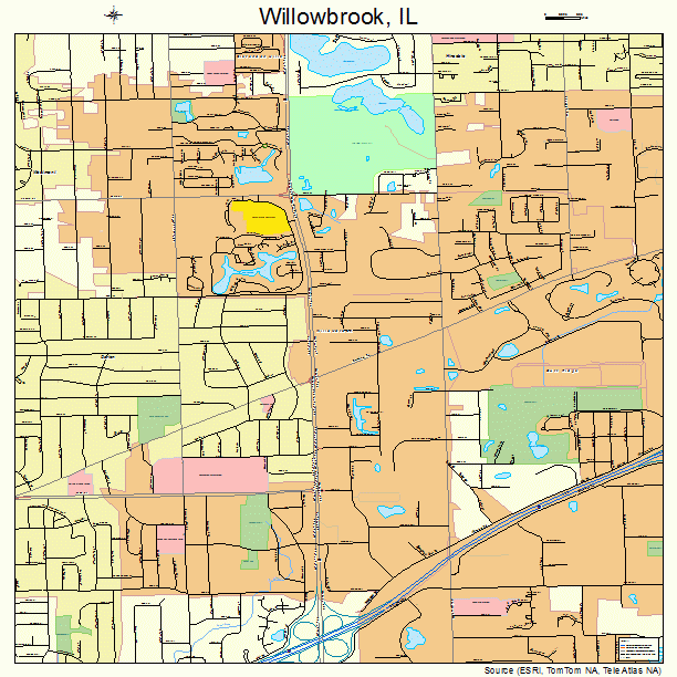 Willowbrook, IL street map