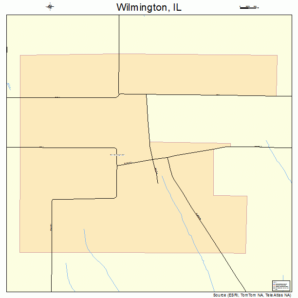 Wilmington, IL street map