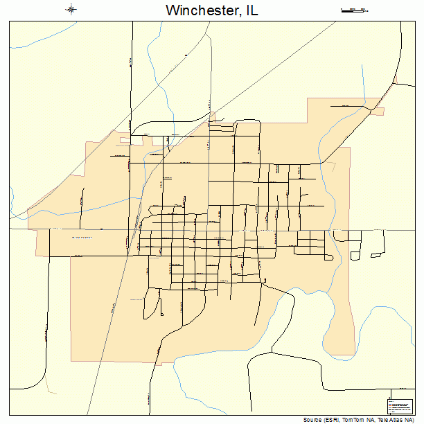 Winchester, IL street map