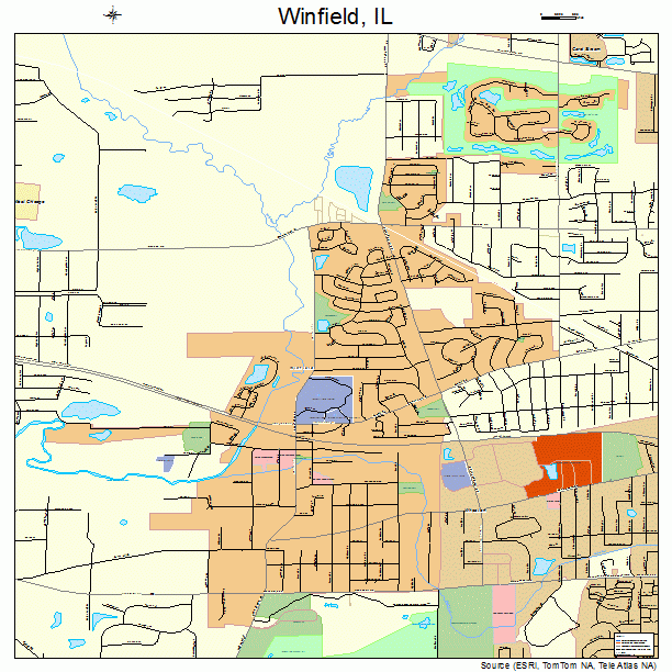 Winfield, IL street map
