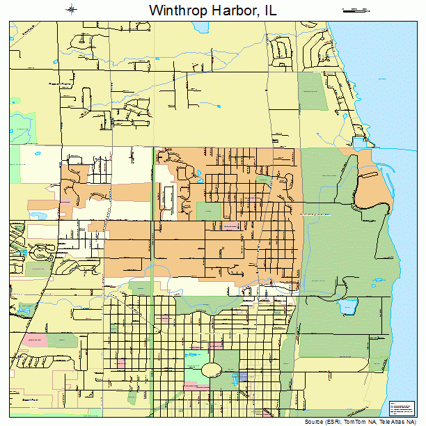 Winthrop Harbor, IL street map