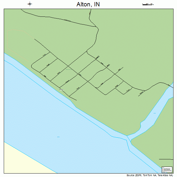 Alton, IN street map