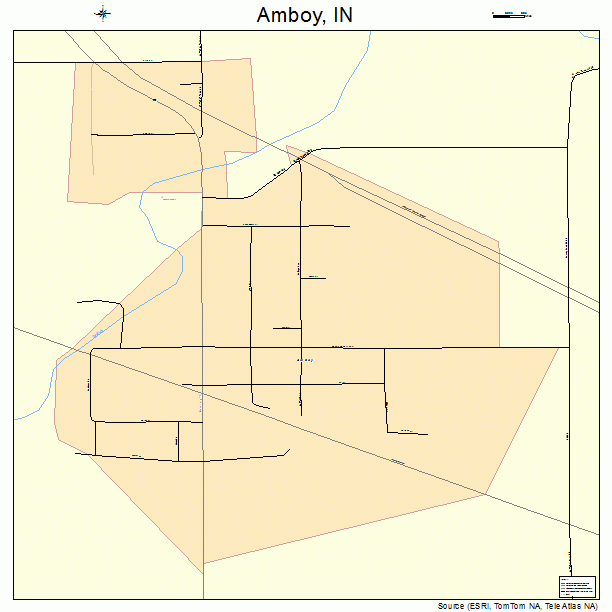 Amboy, IN street map