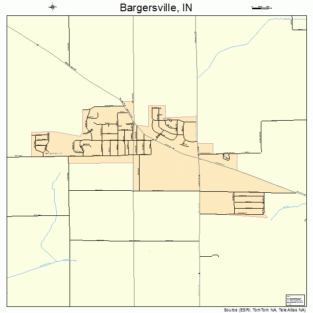 Bargersville, IN street map