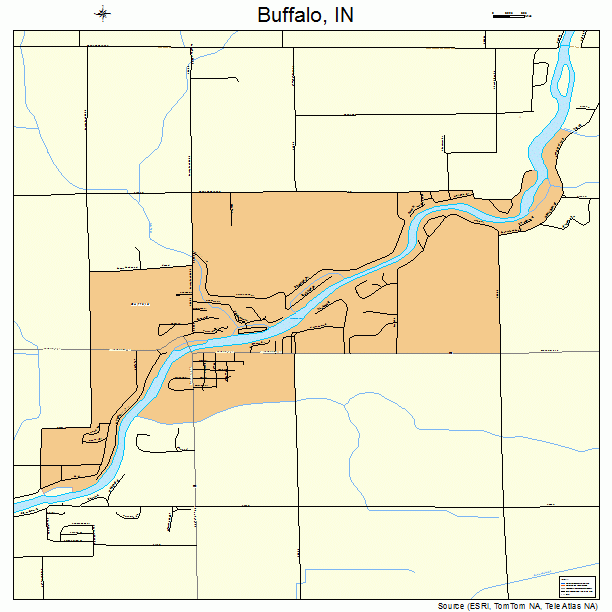 Buffalo, IN street map