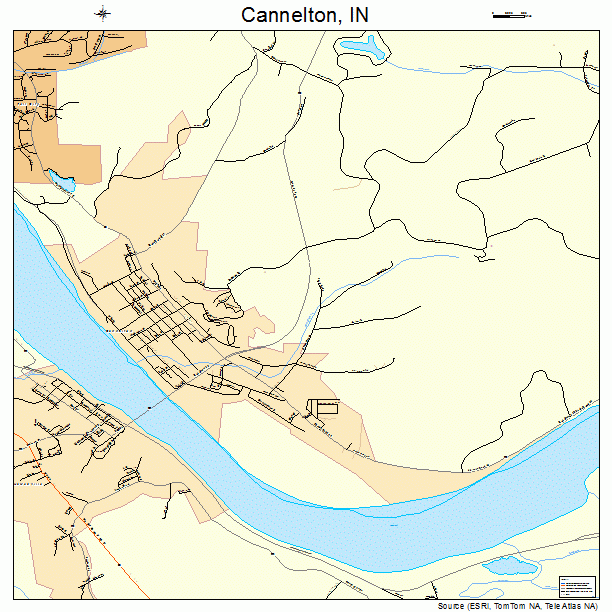 Cannelton, IN street map