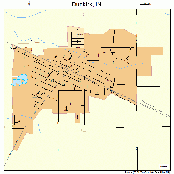 Dunkirk, IN street map