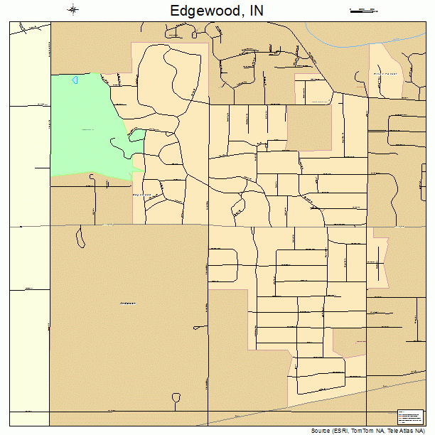Edgewood, IN street map